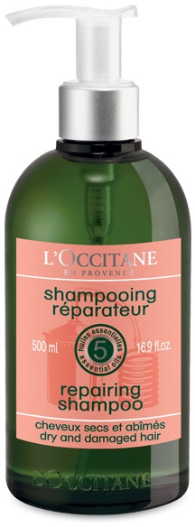 Odbudowujący szampon do włosów suchych i zniszczonych Armakologia - L'Occitane Aromachologie Repariring Shampoo — Zdjęcie N2