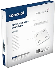 Waga łazienkowa VO4000, biała - Concept Body Composition Smart Scale — Zdjęcie N5