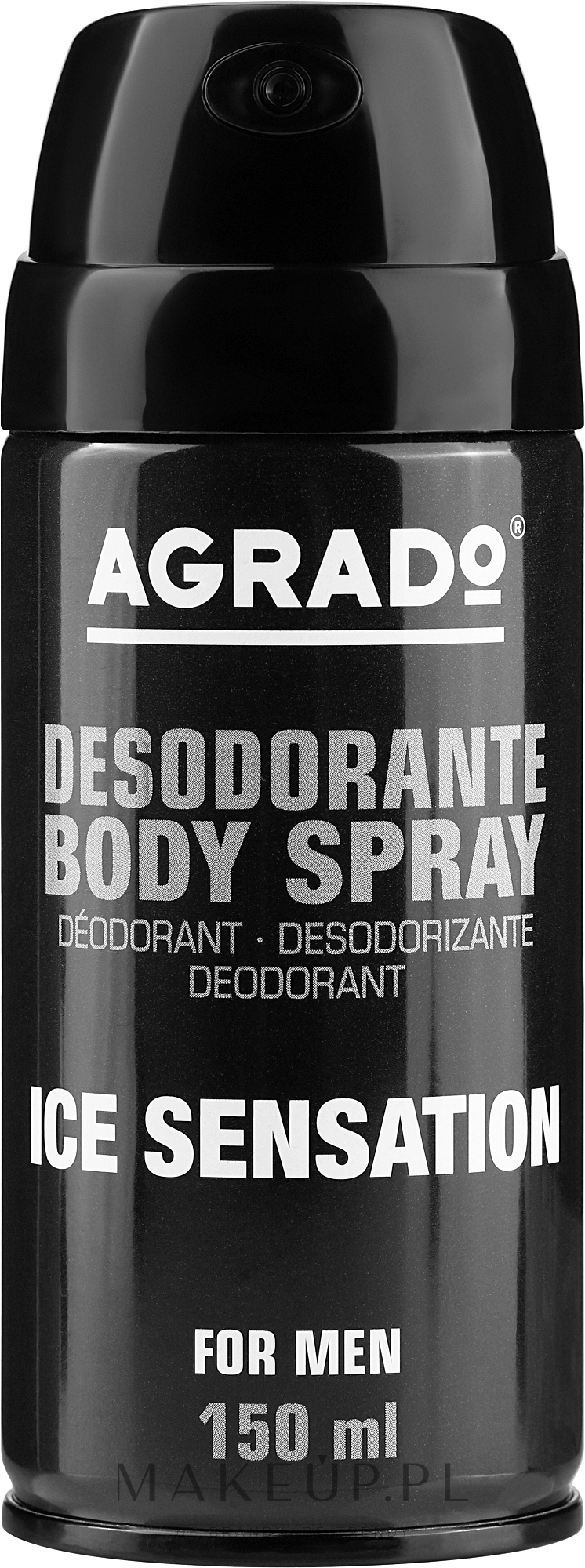 Dezodorant w sprayu Ice Sensation - Agrado Ice Sensation Deodorant — Zdjęcie 150 ml