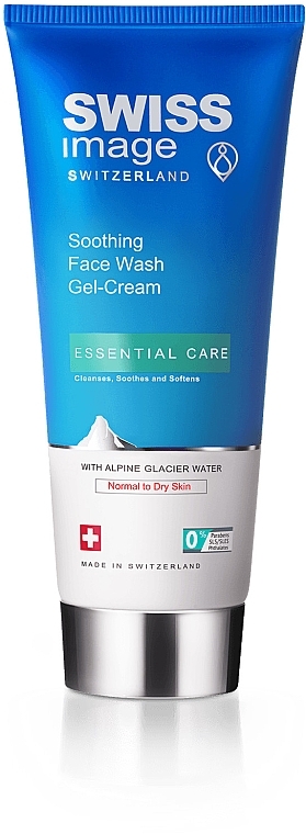 Kojący żel do mycia twarzy - Swiss Image Essential Care Soothing Face Wash Gel-Cream — Zdjęcie N1