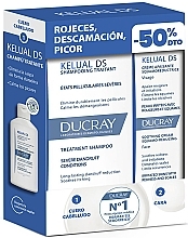 Zestaw - Ducray Kelual DS Treatment Set (shampoo/100ml + f/cr/40ml) — Zdjęcie N1