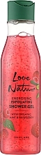 PREZENT! Złuszczający żel pod prysznic Mięta i malina - Oriflame Love Nature Energising Exfoliating Shower Gel — Zdjęcie N1