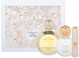 Kup Versace Eros Pour Femme - Zestaw (edt/100ml + b/lot/100ml + edt/10ml)