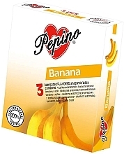 Prezerwatywy o smaku bananowym, 3 sztuki - Pepino Banana — Zdjęcie N1