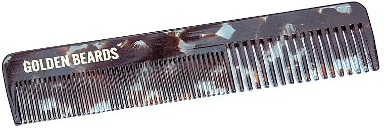 Grzebień do włosów i brody, 13 cm - Golden Beards Vegetal Beard Comb — Zdjęcie N1