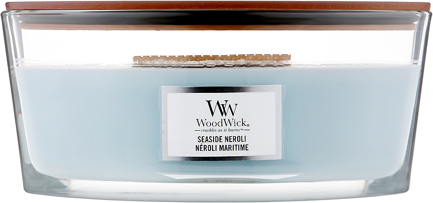 Świeca zapachowa w szklance - WoodWick Candle Seaside Neroli — Zdjęcie N4