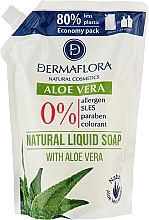 Kup Mydło do rąk w płynie - Dermaflora Aloe Vera Natural Liquid Soap Refill (uzupełnienie)