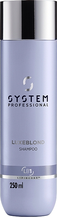 Szampon do włosów blond - System Professional LipidCode LuxeBlond Shampoo LB1 — Zdjęcie N1