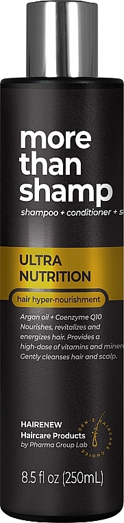 PRZECENA! Szampon do włosów Hiperodżywienie od nasady aż po końce - Hairenew Ultra Nutrition Shampoo * — Zdjęcie N1