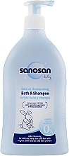 Szampon do włosów i płyn do kąpieli 2 w 1 dla dzieci - Sanosan Baby Bath & Shampoo — Zdjęcie N2