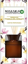 Kup Dyfuzor zapachowy w komplecie z drewnianymi patyczkami Wanilia i magnolia himalajska - Air Wick Botanica