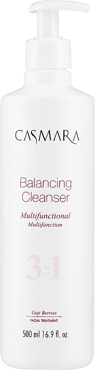 Wielofunkcyjny żel równoważący 3w1 do oczyszczania skóry - Casmara Balancing Cleanser 3in1 — Zdjęcie N1