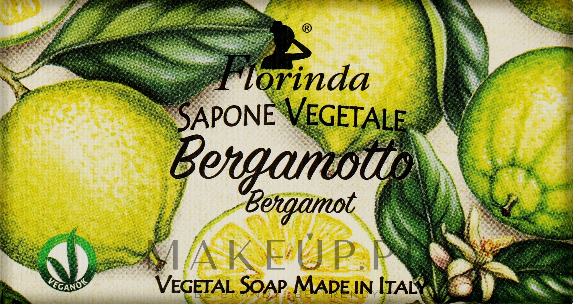 Mydło naturalne w kostce Bergamotka - Florinda Bergamot Natural Soap — Zdjęcie 100 g