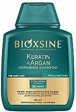 Rewitalizujący szampon do włosów - Biota Bioxsine Keratin & Argan Repairing Shampoo — Zdjęcie N1