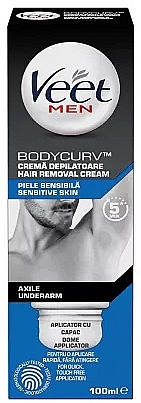 Krem do depilacji dla mężczyzn - Veet Men Bodycurv Hair Removal Cream For Sensitive Skin — Zdjęcie N1