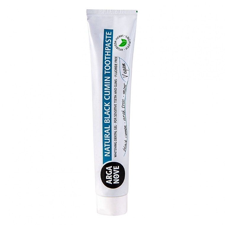 Naturalna wybielająca ziołowa pasta do zębów - Arganove Natural Black Cumin Toothpaste — Zdjęcie N1