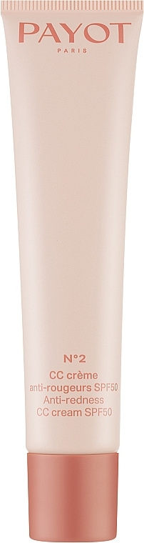 Preparat maskujący zaczerwienienia SPF 50+ - Payot, Creme N°2 CC Cream — Zdjęcie N2