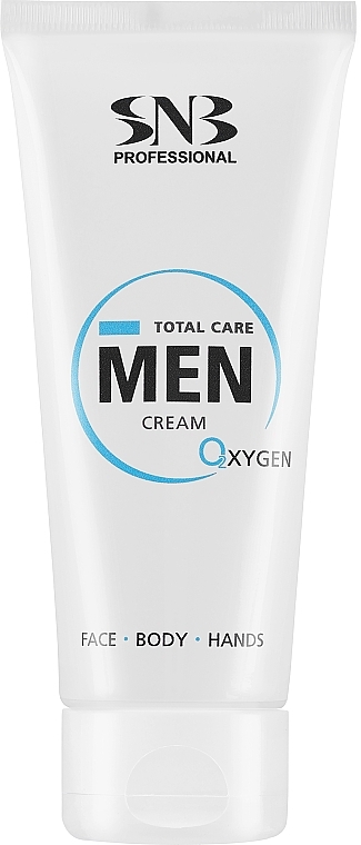 Nawilżający krem łagodzący dla mężczyzn do twarzy, ciała i dłoni - SNB Professional Total Care Men Cream Oxygen — Zdjęcie N1