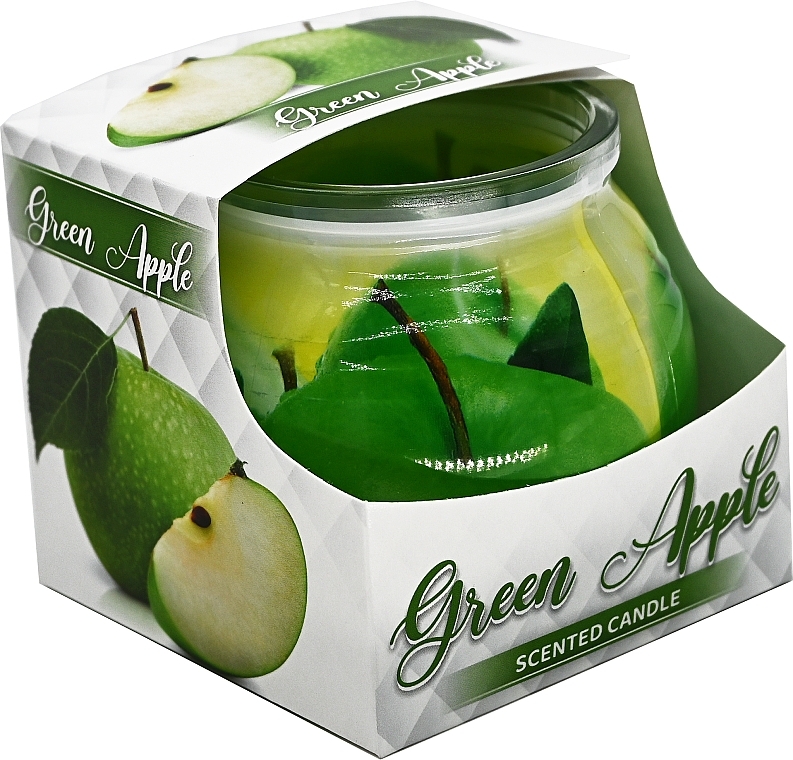 Świeca w szkle - Admit Candle In Glass Cover Green Apple — Zdjęcie N1