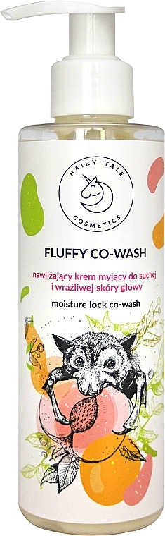 Krem nawilżający do mycia suchej i wrażliwej skóry głowy - Hairy Tale Fluffy Co-Wash — Zdjęcie N1
