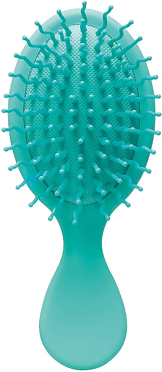 Szczotka do masażu 14 cm, turkusowy - Titania Synthetic Brush Pastell — Zdjęcie N1