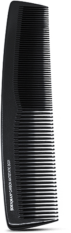 Grzebień do włosów DC01, czarny - Denman Carbon Large Dressing Comb — Zdjęcie N1