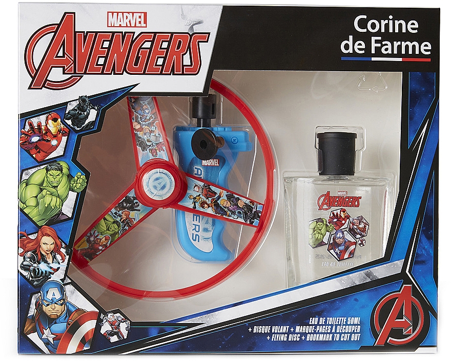 Corine de Farme Avengers - Zestaw (edt 50 ml + toy) — Zdjęcie N2