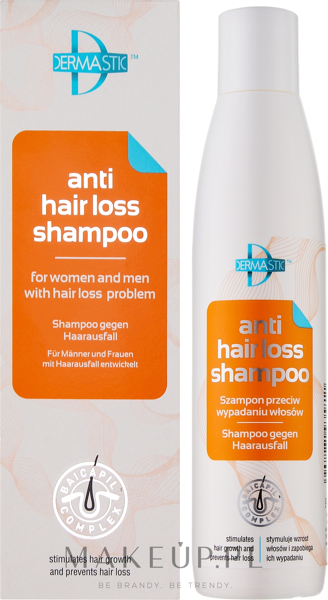 Szampon przeciw wypadaniu włosów - Dermastic Anti Hair Loss Shampoo — Zdjęcie 200 ml