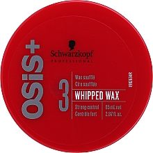 Kup Lekki kremowy wosk do włosów - Schwarzkopf Professional OSiS+ Whipped Wax Wachs Soufflé 3