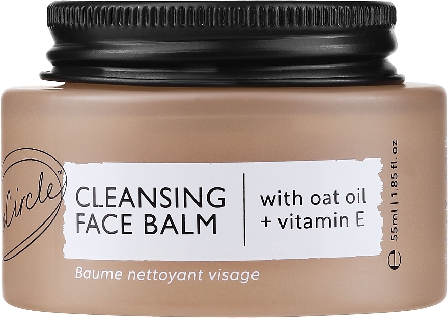 Oczyszczający balsam do twarzy - UpCircle Cleansing Face Balm with Oat Oil + Vitamin E — Zdjęcie N1