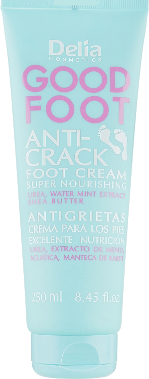 Krem nawilżający do szorstkich, popękanych stóp - Delia Good Foot Anti-Crack Super Nourishing Foot Cream — Zdjęcie N1