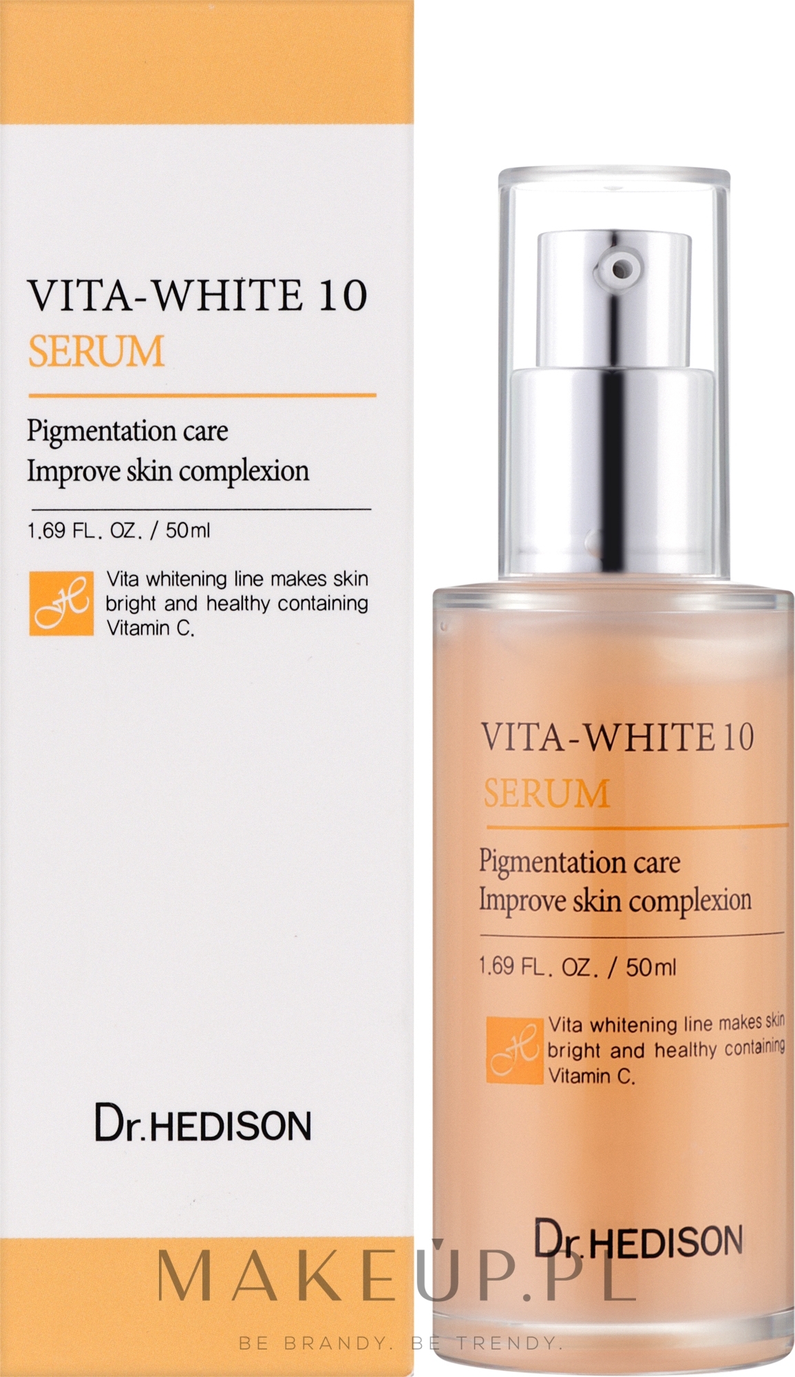 Rozjaśniające serum do twarzy z witaminą C - Dr.Hedison Vita White Serum — Zdjęcie 50 ml