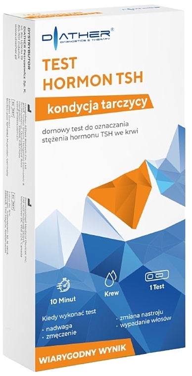 Test do oznaczania stężenia hormonu TSH - Diather Diagnostics & Therapy — Zdjęcie N1