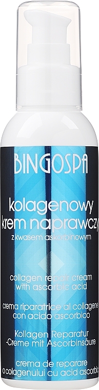 Kolagenowy krem naprawczy z kwasem askorbinowym - BingoSpa Collagen Repair Cream  — Zdjęcie N1