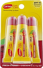 Kup Zestaw - Carmex 3-Pack Cherry Tubes SPF 15 (l/balm/3*10 g)