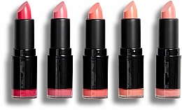 Zestaw 5 pomadek do ust - Revolution Pro Lipstick Collection Matte Pinks — Zdjęcie N3