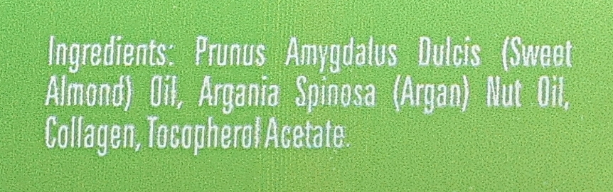 100% olejek do pielęgnacji twarzy z olejem arganowym, migdałowym, kolagenem i witaminą E - BingoSpa 100% Essential Oil — Zdjęcie N2