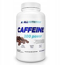 Suplement diety Kofeina - Allnutrition Caffeine 200 Power — Zdjęcie N1