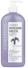 Tonizujący szampon do włosów - Cleare Institute Violet Toning Shampoo — Zdjęcie N1