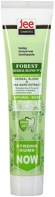 Profilaktyczna pasta do zębów Leśna (kolekcja lecznicza nr 3) - Jee Cosmetics Forest Herbal Blend №3  — Zdjęcie N1