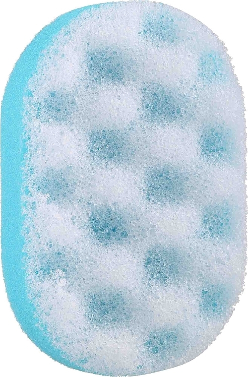 Gąbka kąpielowa owalna, niebieska 2 - Ewimark — Zdjęcie N1