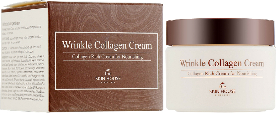 Odżywczy krem ​​przeciwzmarszczkowy z kolagenem - The Skin House Wrinkle Collagen Cream — Zdjęcie N1