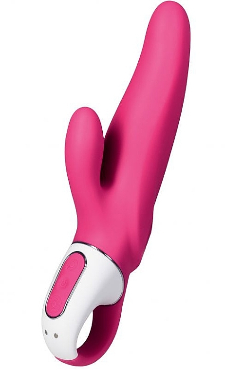 PRZECENA! Wibrator dla kobiet ze stymulatorem łechtaczki, czerwony - Satisfyer Vibes Mr. Rabbit * — Zdjęcie N2