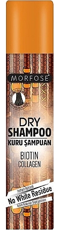 Suchy szampon z biotyną i kolagenem do włosów Rasta i Afro - Morfose Dry Shampoo Biotin Collagen — Zdjęcie N1