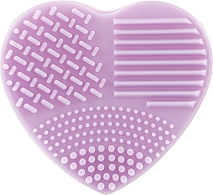 Kup Serduszko do czyszczenia pędzli, fioletowe - Ilu Brush Cleaner Purple