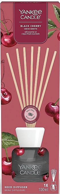 Dyfuzor zapachowy Black Cherry - Yankee Candle Signature Reed Diffuser — Zdjęcie N1