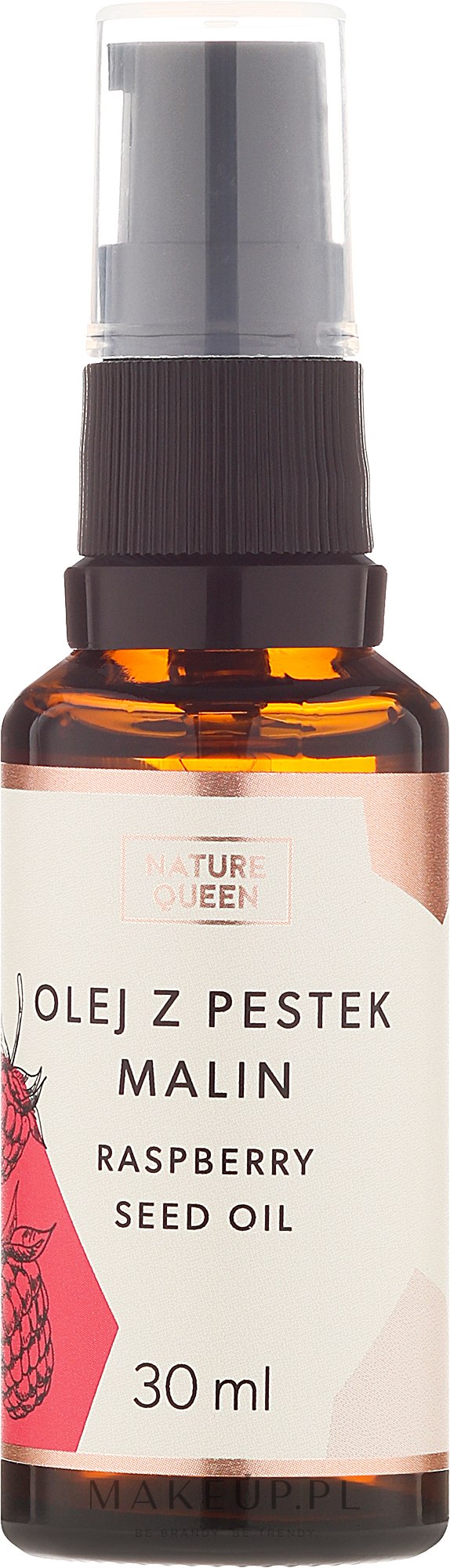 Olej z pestek malin - Nature Queen Raspberry Seed Oil — Zdjęcie 30 ml