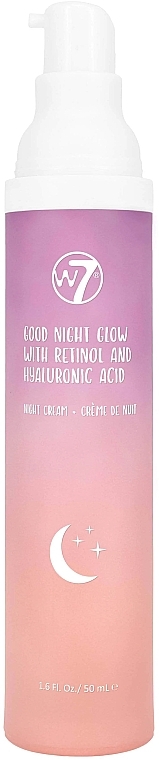 Krem do twarzy na noc - W7 Good Night Glow Night Cream — Zdjęcie N2