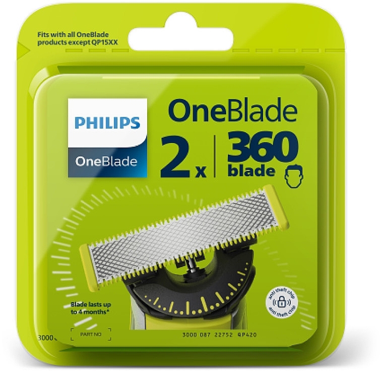 Wymienne ostrza - Philips OneBlade 360 QP 420/50 — Zdjęcie N1