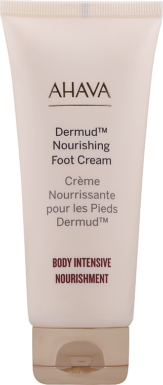 Intensywny krem do nóg do skóry suchej i wrażliwej - Ahava Leave-on Deadsea Mud Foot Cream Dry/Sensitive Skin Relief